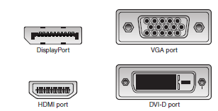 Conectores DisplayPort - VGA - DVI - HDMI